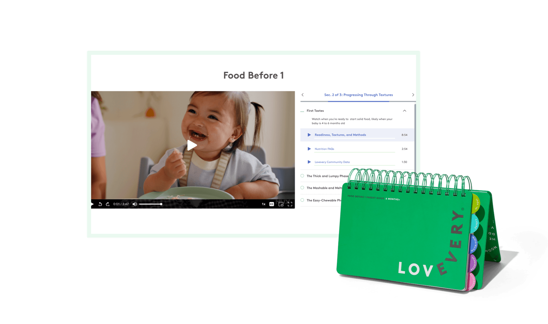 The Food Before 1 Course by Lovevery